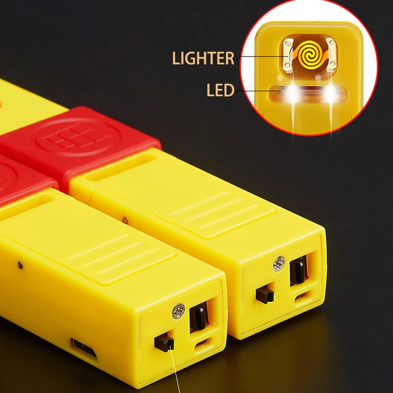 Remote Activation Windproof LED Display Lighter