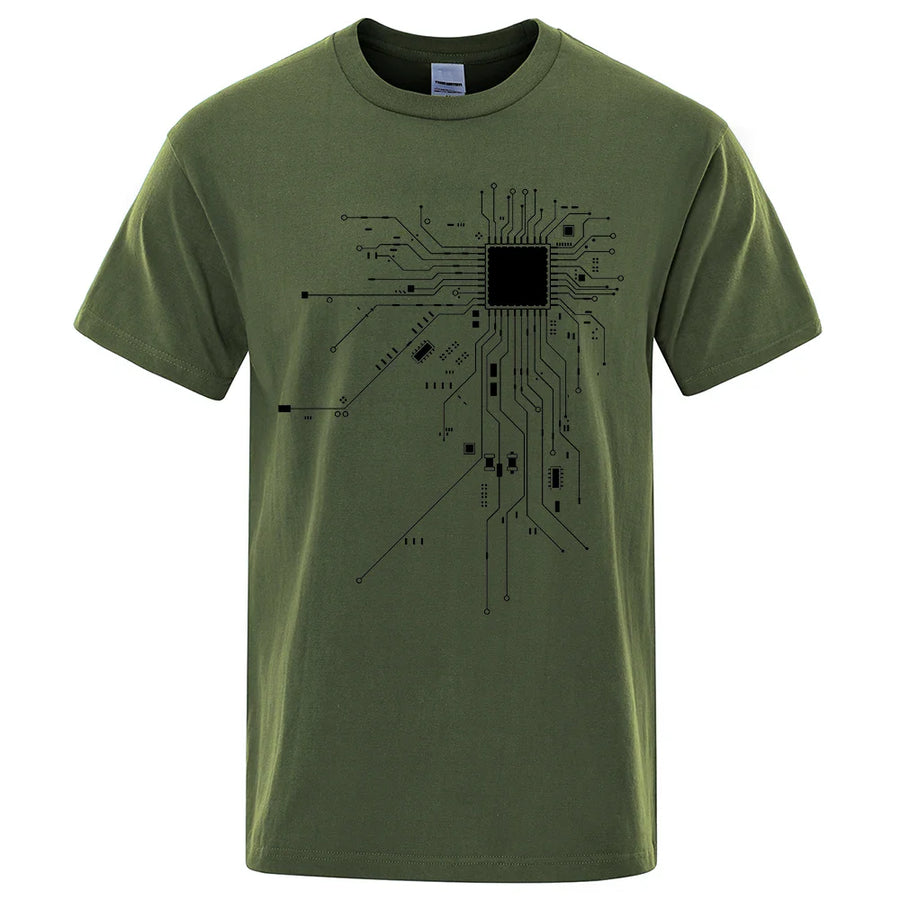 Motherboard Digital Circuit T-Shirt - Image 7