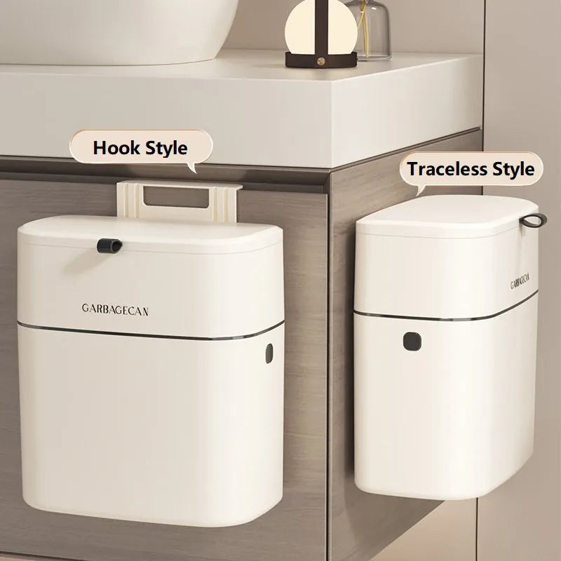 Space-Saver Hangable Home Mini Trash Bin - Image 1