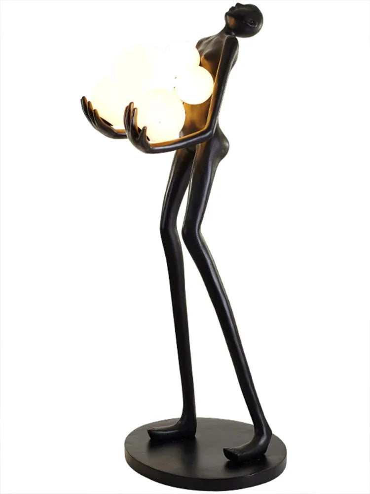 Modern Art Humanoid Sculpture Floor Lamp