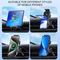 Touch & Rotate Automatic Universal Car Wireless Charge Phone Holder - Image 4