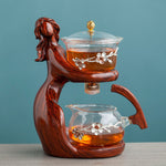 Dreamy Mermaid Wooden Teapot