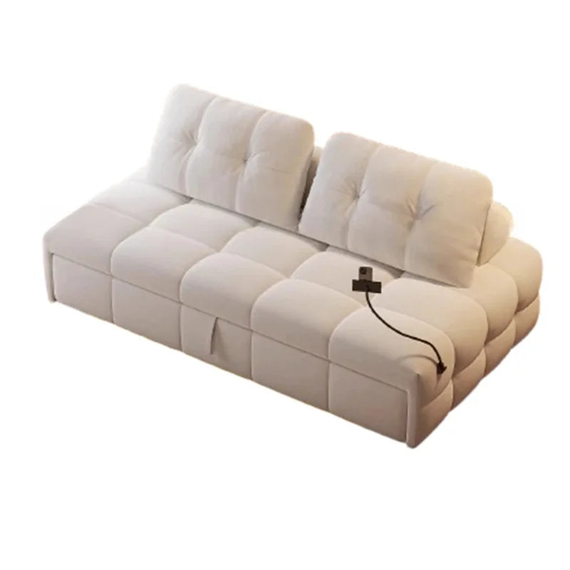 Scandinavian Minimalist Modular Transformable Sofa Bed - Image 5