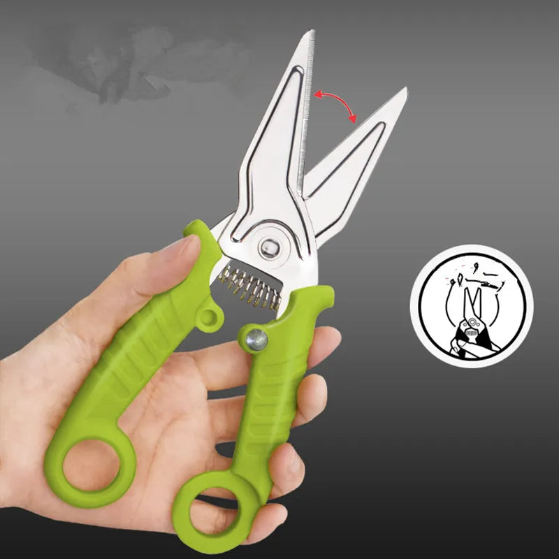 Stainless Steel Easy Meat Cutter Scissor - Image 2