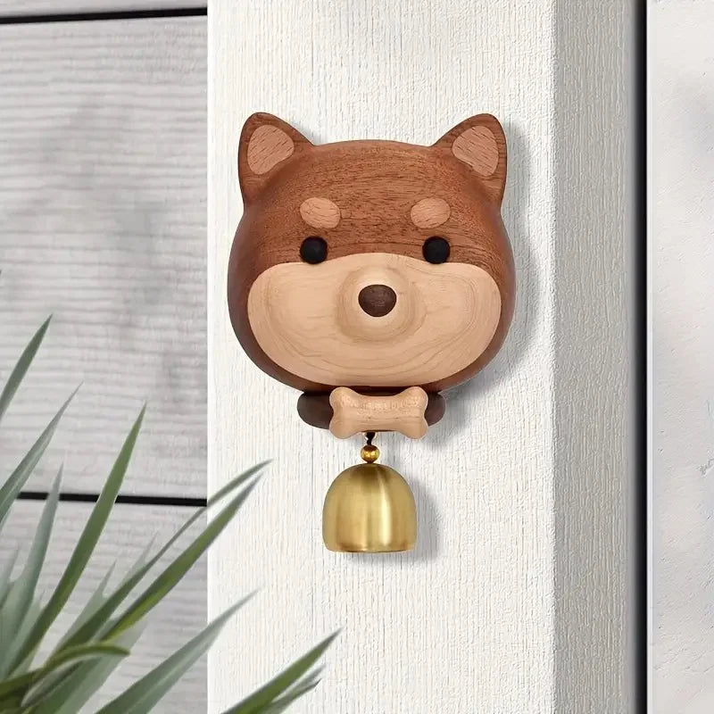 Playful Shiba Design Door Bell