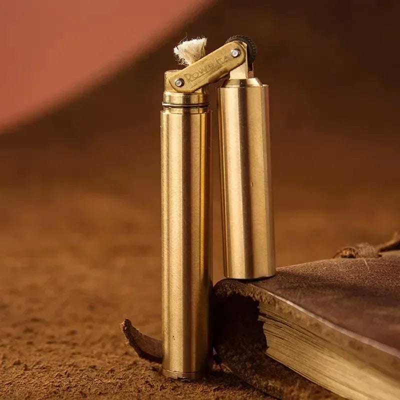 Mini Nunchaku Retro Windproof Kerosene Flame Lighter - Image 4