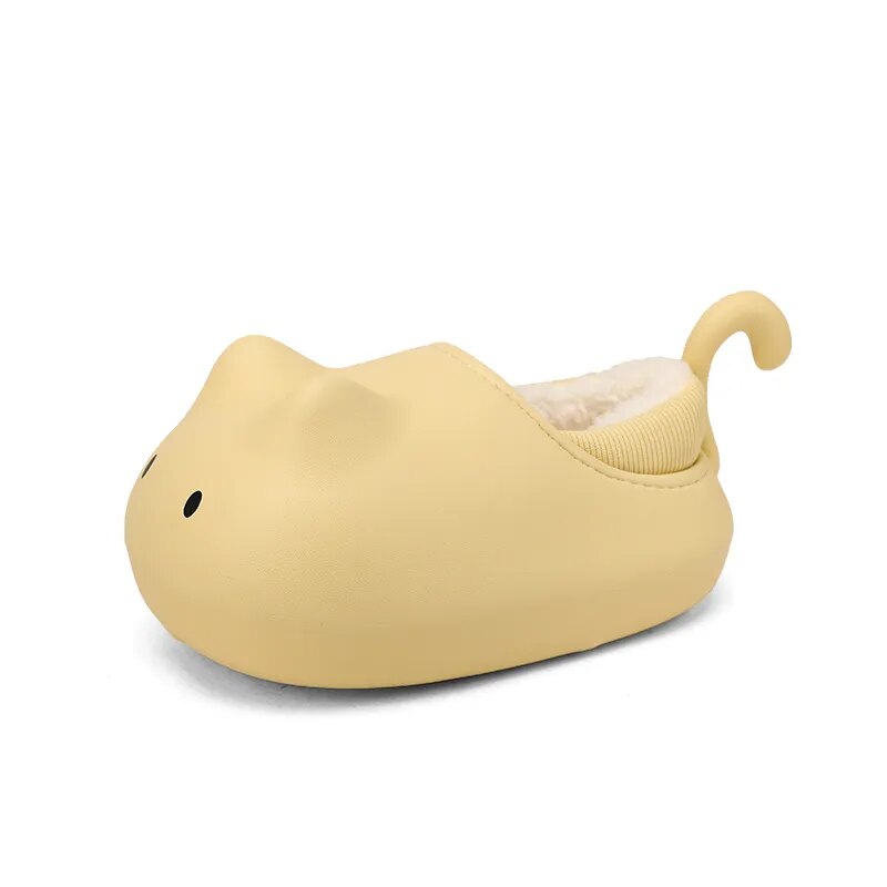 Cozy Cat Winter Kids Plush Shoe - Image 7