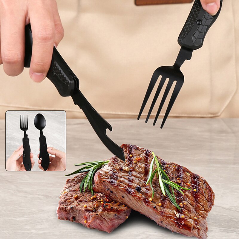 4in1 Easy Cary Travel Cutlery Tool