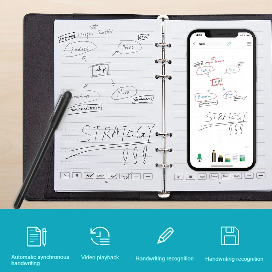 Advanced Digital Note Recorder Smart Sync Pen Set - Image 3