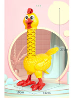 Colorful DIY Silly Feathered Chicken Toy