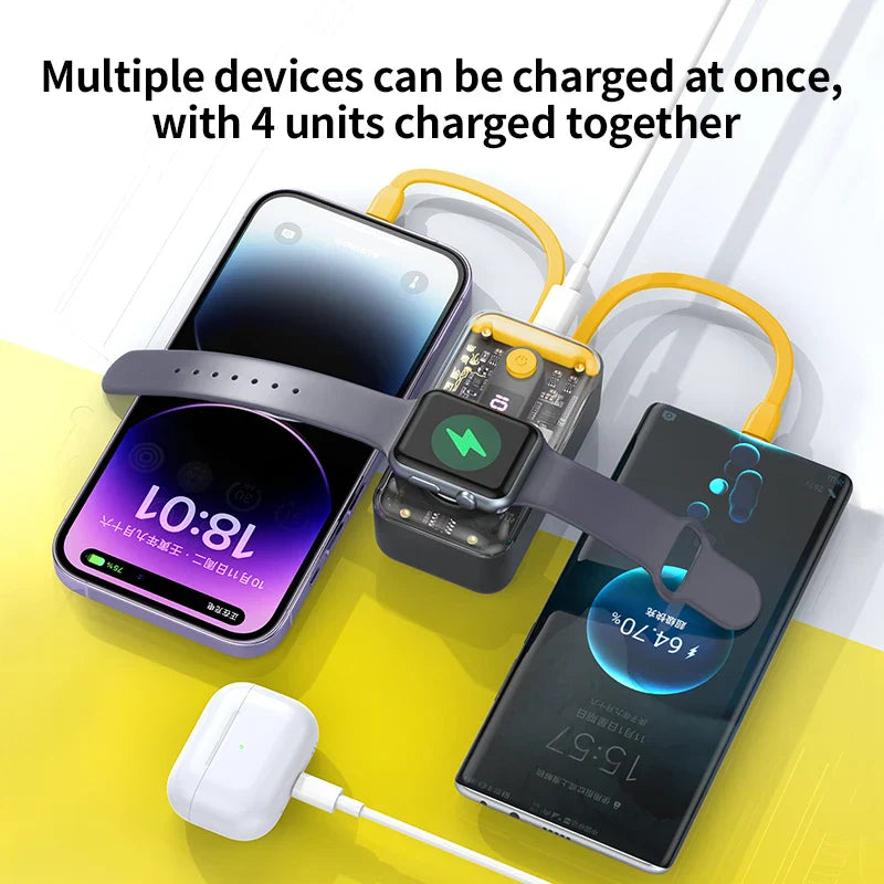 Portable Transparent Design Wireless Powerbank - Image 5