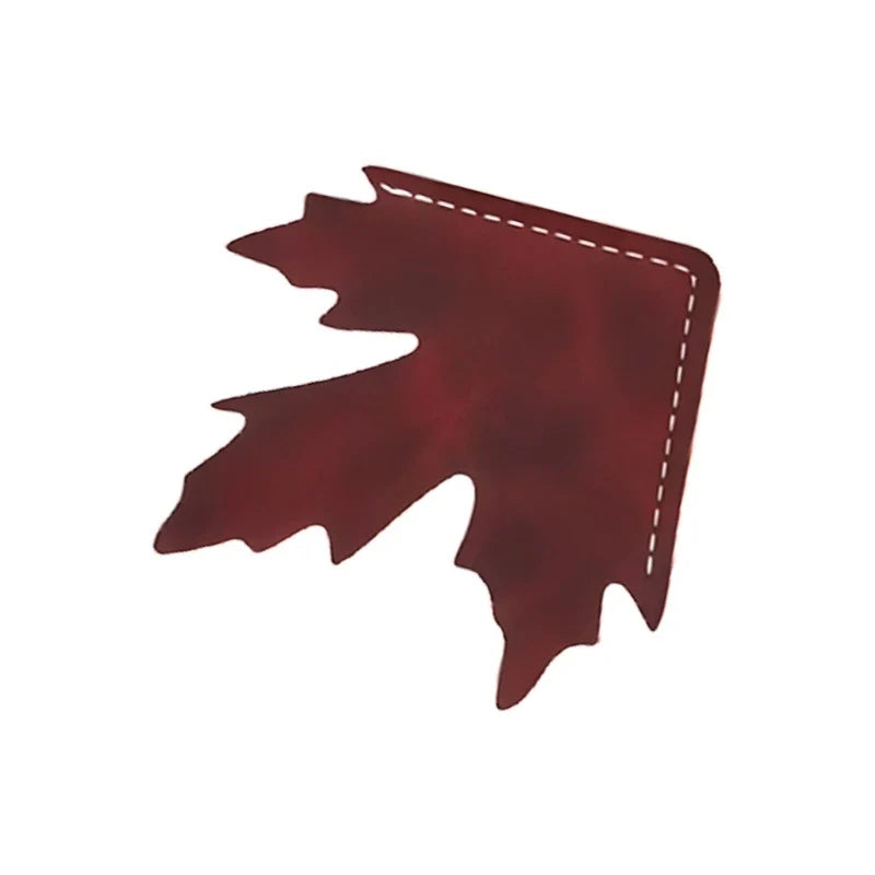 October Leaf Soft Leather Bookmark - Image 6