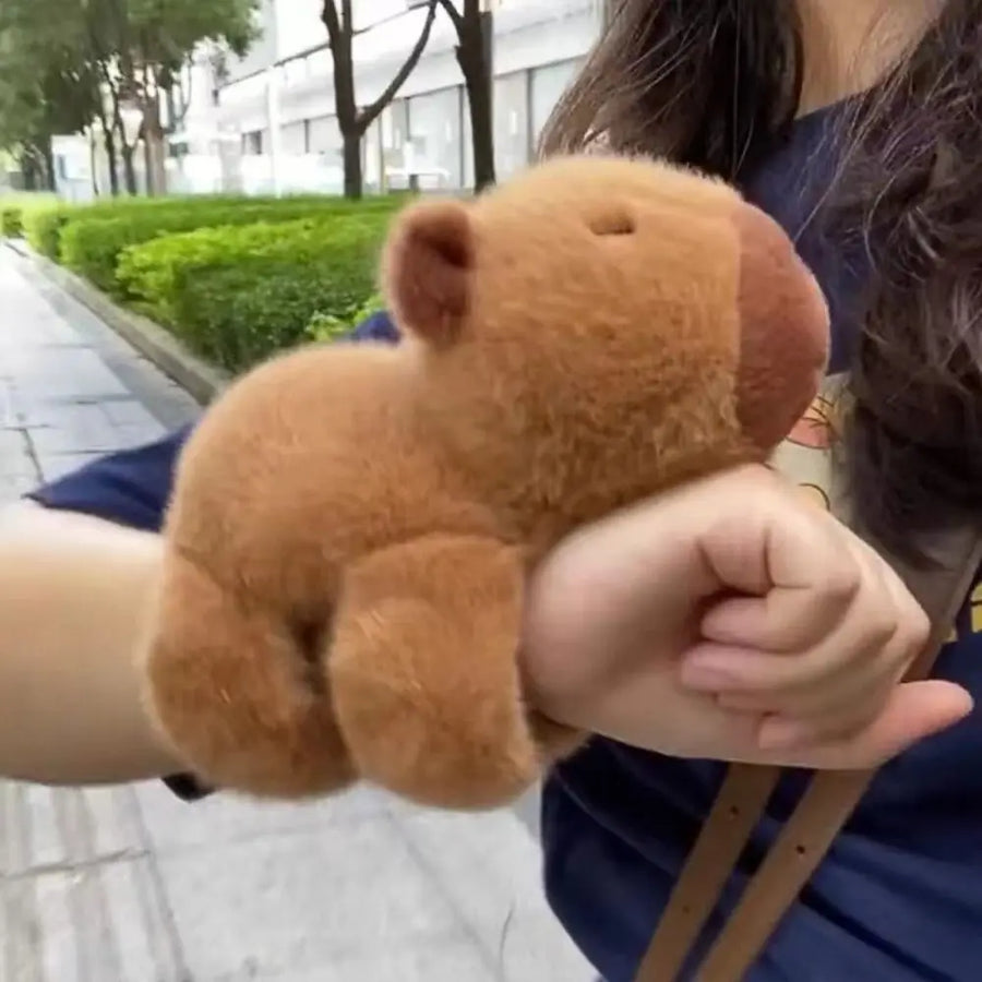 Cuddly Capybara Cozy Wrap Sleeve Plush Band - Image 4