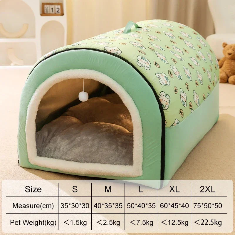 Warm Winter Cozy Washable Dog House