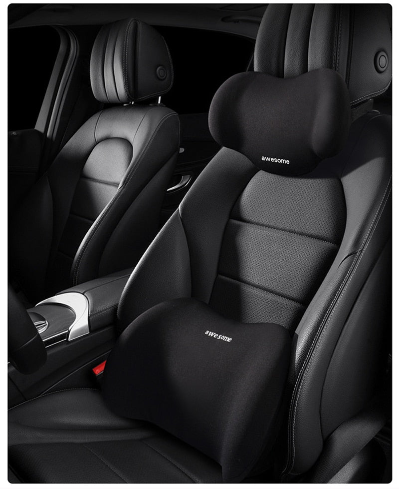 Memory Foam Car Neck Headrest Pillow - Image 1
