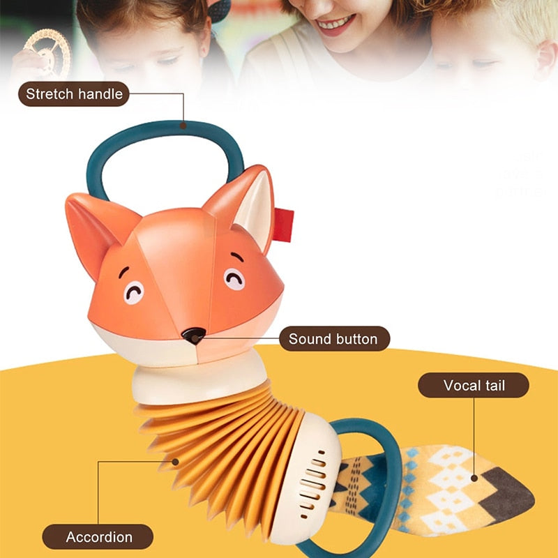 Mini Fox Accordion Baby Music Toy - Image 4