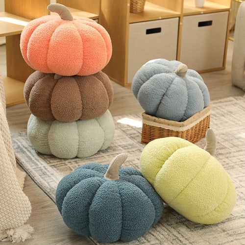 Soft Pumpkin Plush Halloween Pillows - Image 0