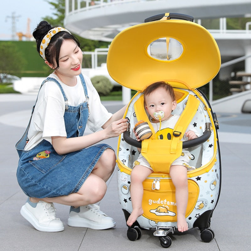 Traveler Baby Go Around Multifunctional Luggage Stroller - Image 3