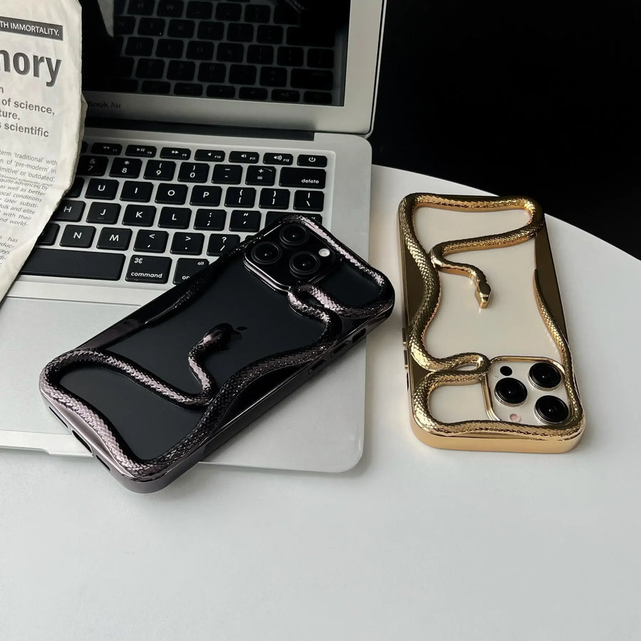 Snake Wrap Retro Phone Case - Image 6