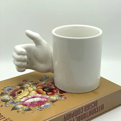 Hand Grip Artistic Mug - Image 0