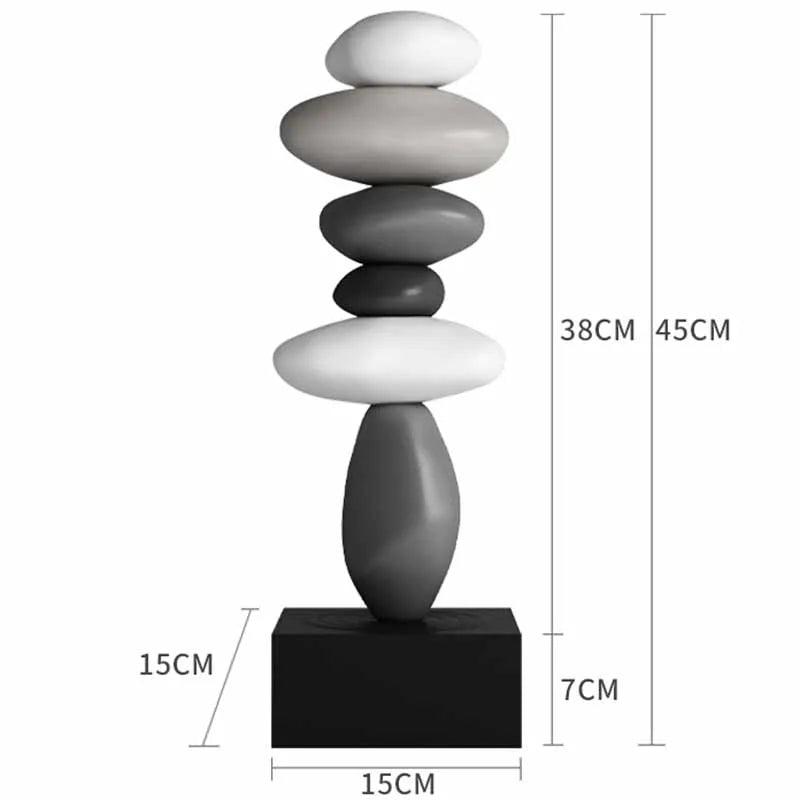 Zen Stone Stack Aesthetic Home Decor