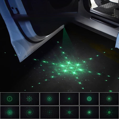 Rechargeable Dynamic LED Car Door Welcome Light - Image 0