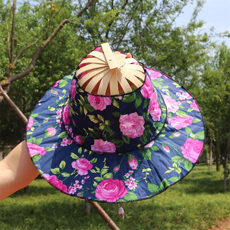 Cute Bamboo Folding Summer Cap - Image 4