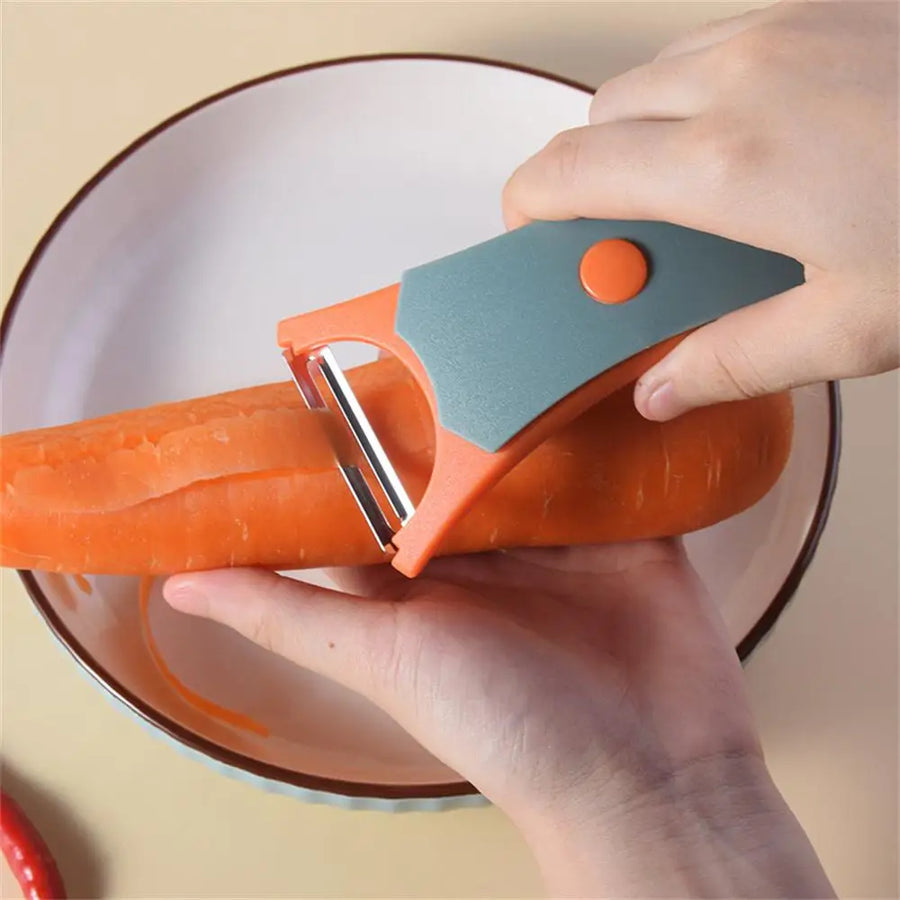 Slice Ease Dual-Action Fruit & Veggie Peeler - Image 0