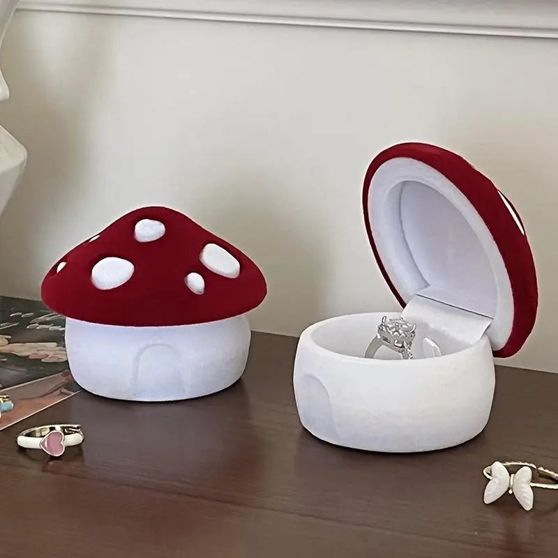 Fairy Forest Mushroom Ring Box Holder
