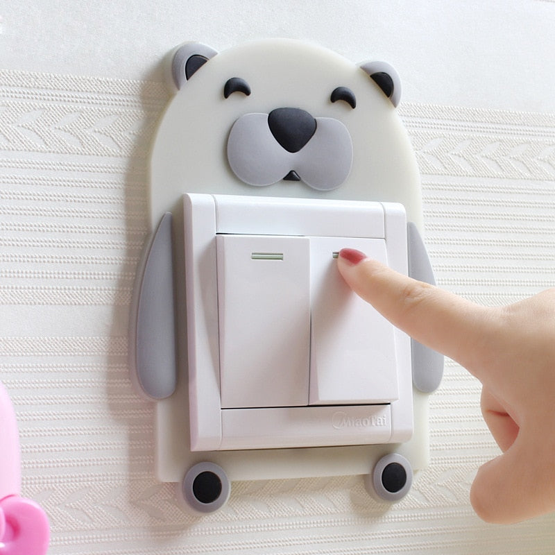 3D Luminous Cartoon Animals Switch Cover - Image 1