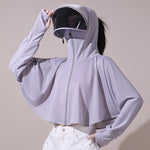 Ice Silk UV Protection Hooded Windbreaker Jacket