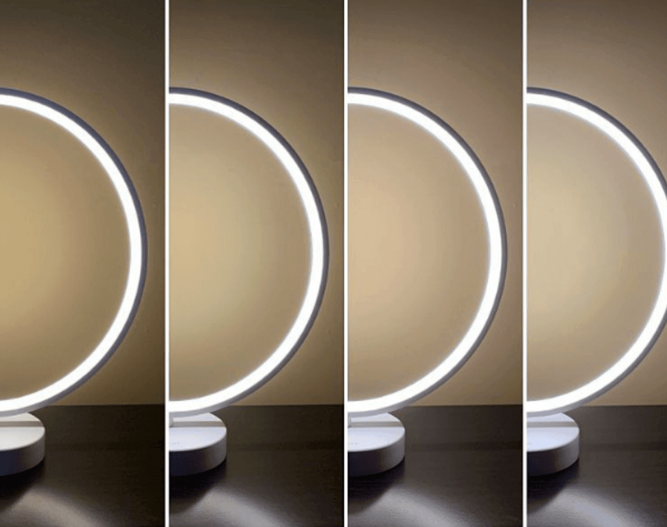 Nordic Mood Led Circle Table Lamp - MaviGadget