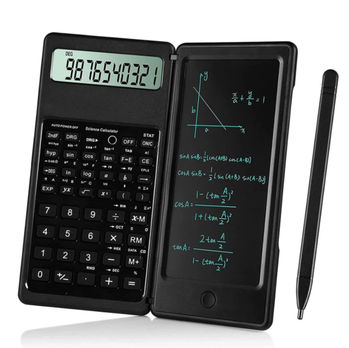 Foldable Digital Drawing Pad Calculator with Stylus - Image 0