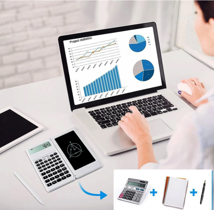 Foldable Digital Drawing Pad Calculator with Stylus · Mavigadget