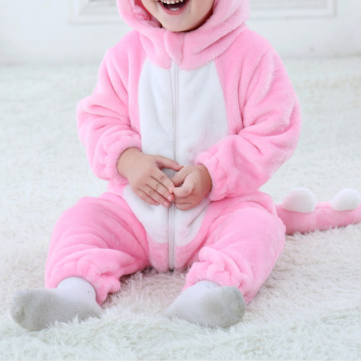 Baby Dinosaur Costume Bodysuit - Image 4
