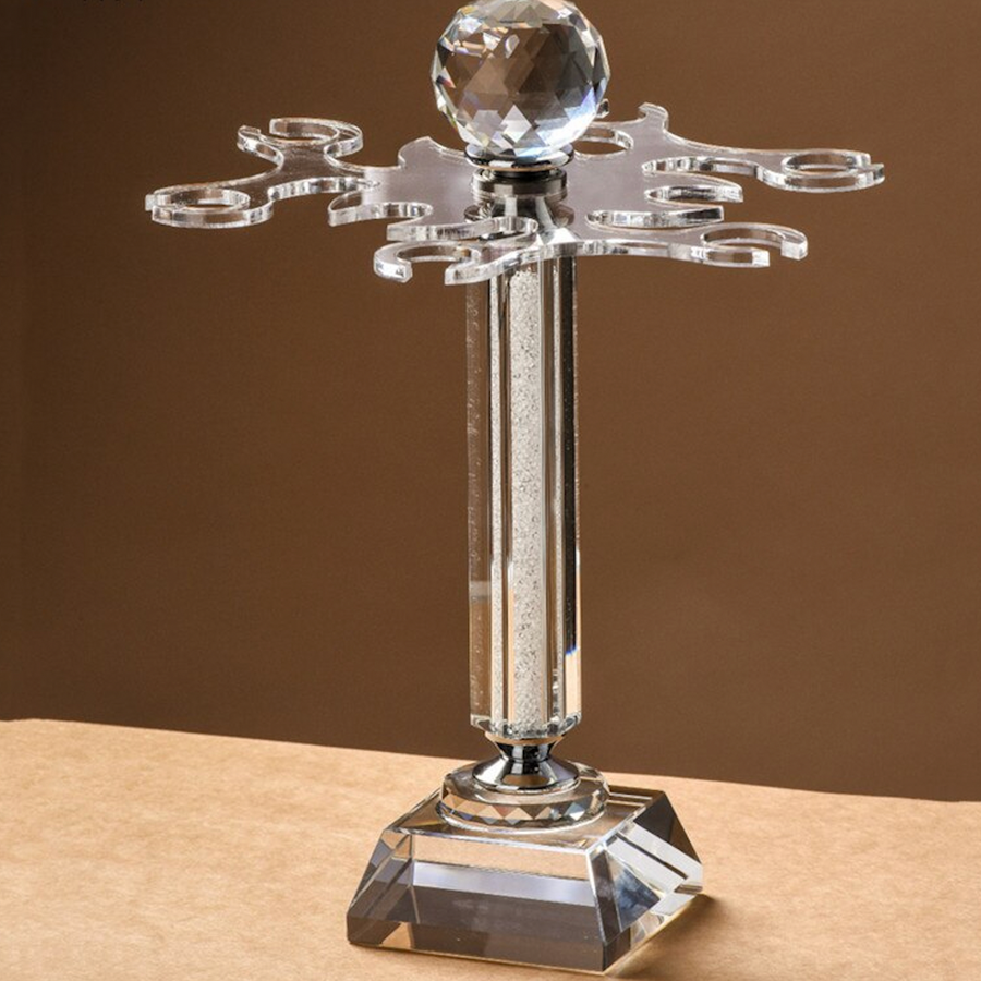Rotatable Crystal Wine Glass Holder - Image 3