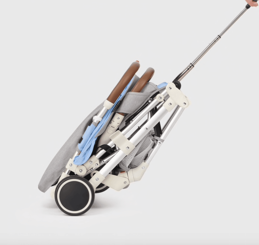 Futuristic Modern Portable Folding Baby Stroller - Image 2