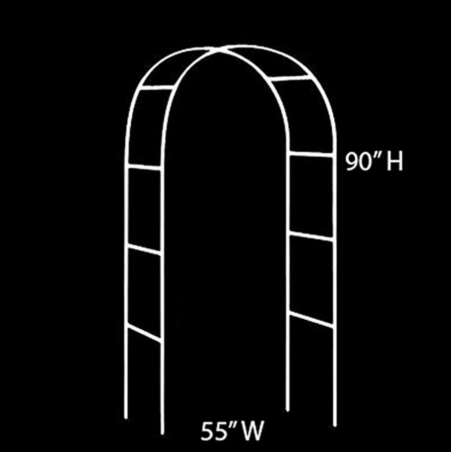Wedding Decoration Party Props White Metal Wedding Arch - Image 4