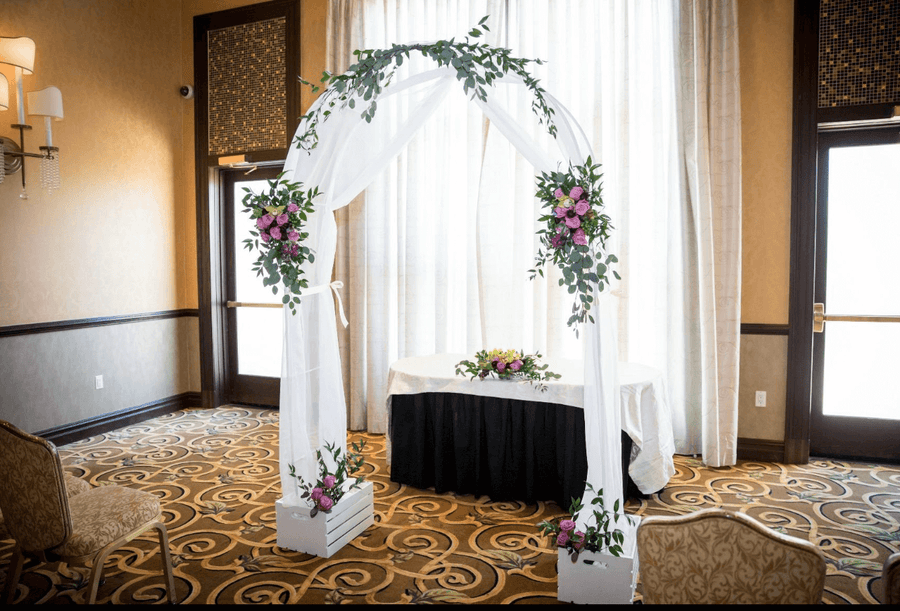 Wedding Decoration Party Props White Metal Wedding Arch - Image 6