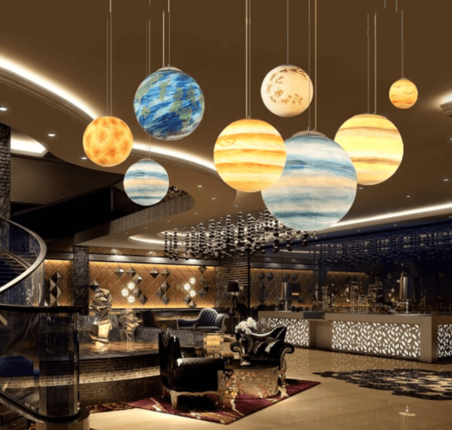 Modern Creative Universe Planet Pendant Light - Image 2