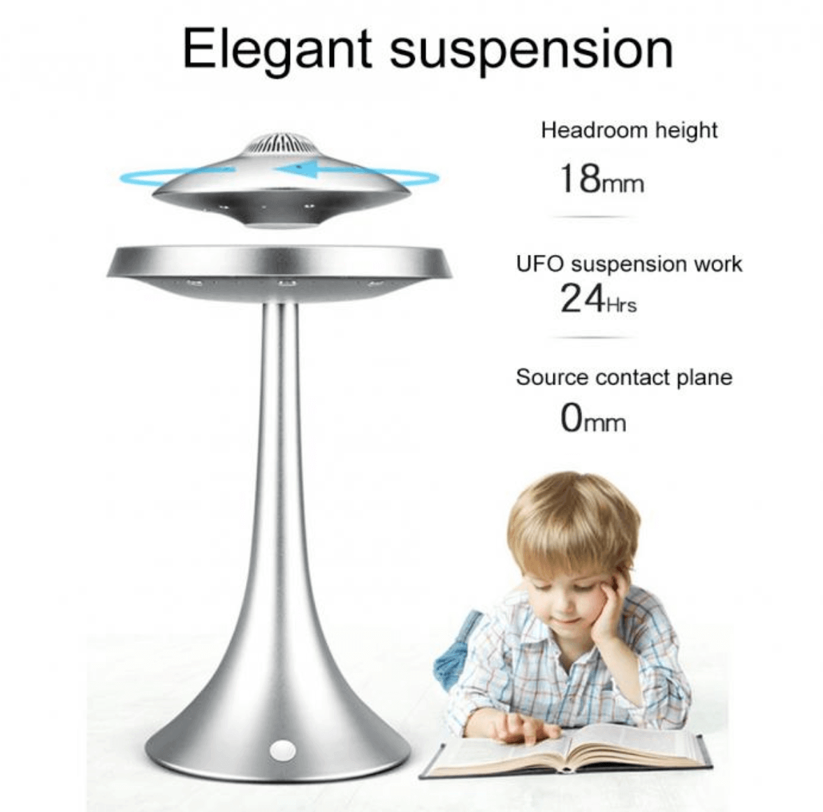 Levitating Magnetic UFO Wireless Speaker - MaviGadget