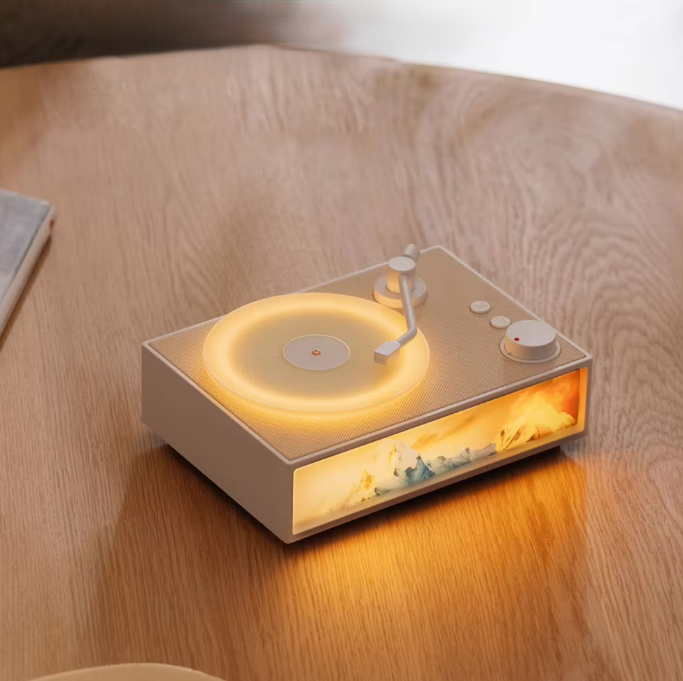 Vintage Design & LED Mood Lighting Wireless Aromatherapy Speaker