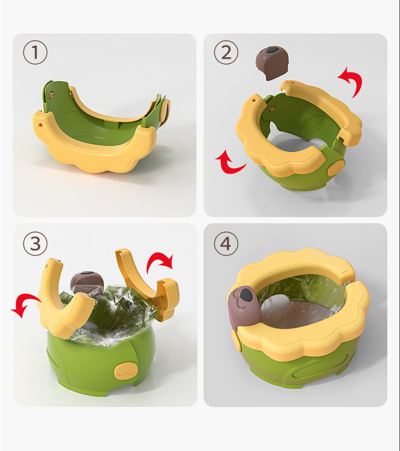 Foldable Poty Trainer Portable Kids Toilet - Image 6