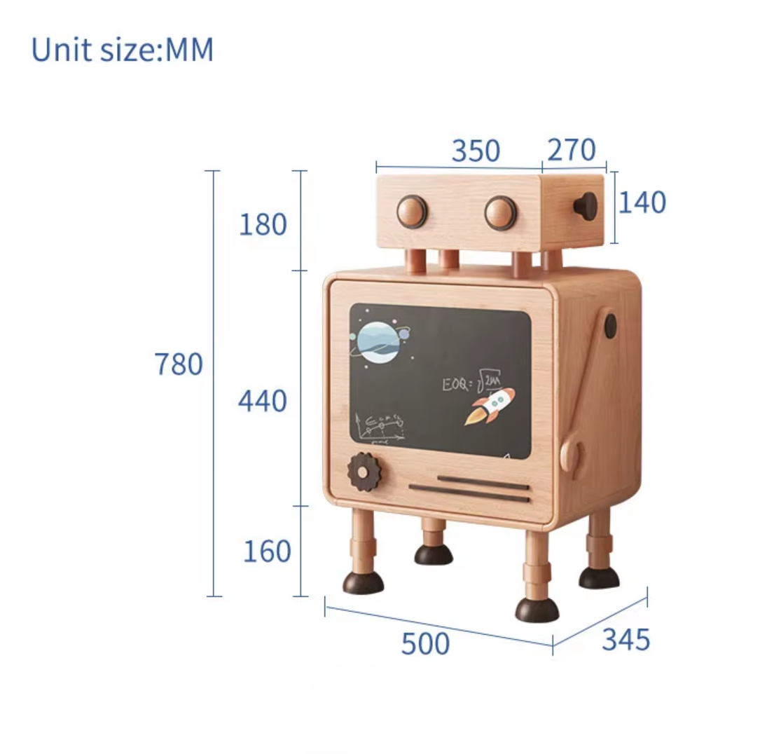 Space Explorer Robot Bedside Storage Cabinet - Image 5