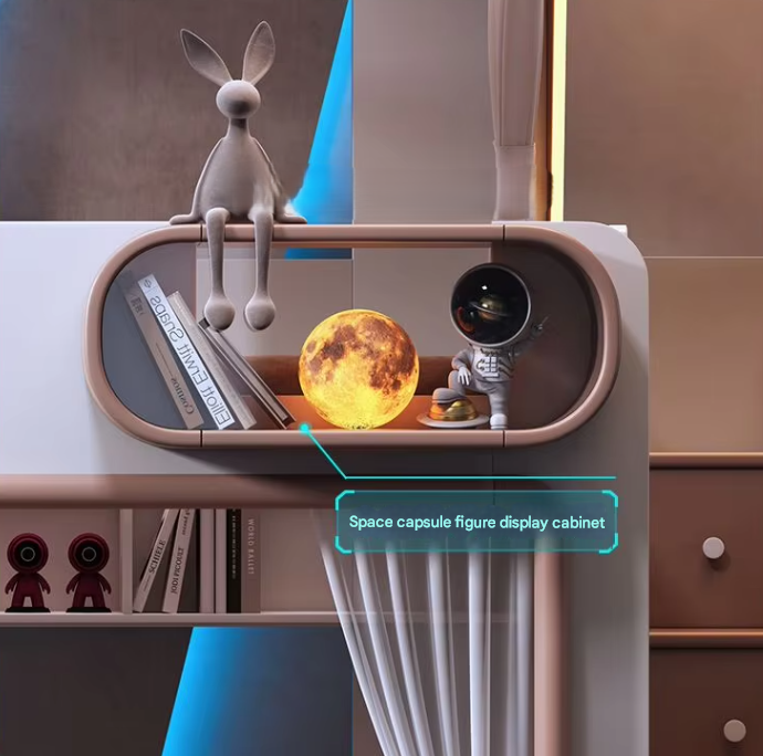Space Capsule Futuristic Kids Creative Bunk Bed - Image 5