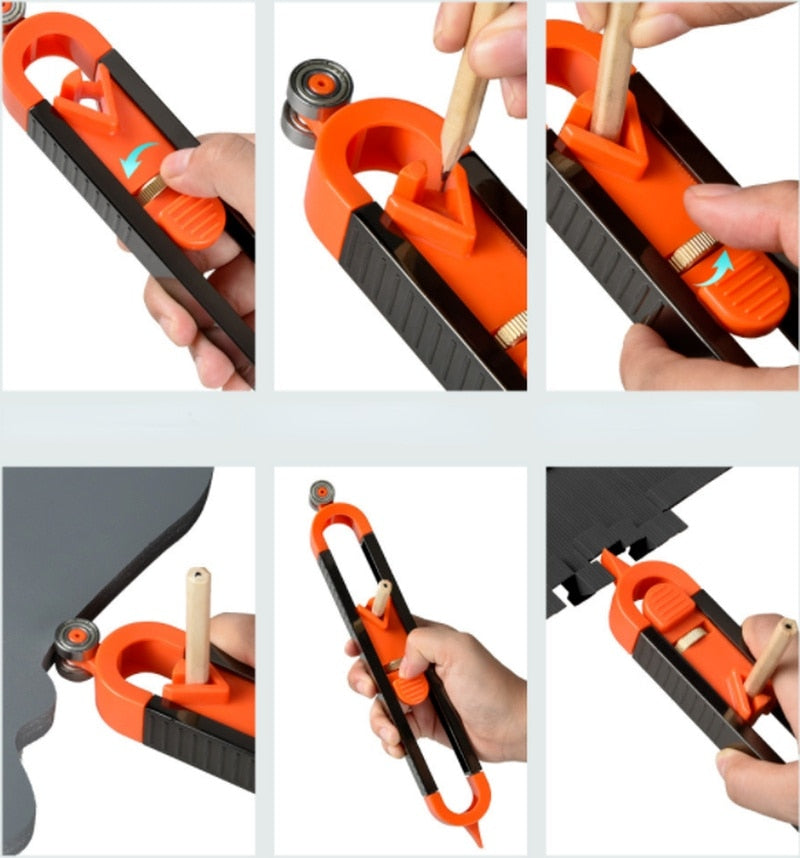 Adjustable Profile Scribing Ruler - Image 1