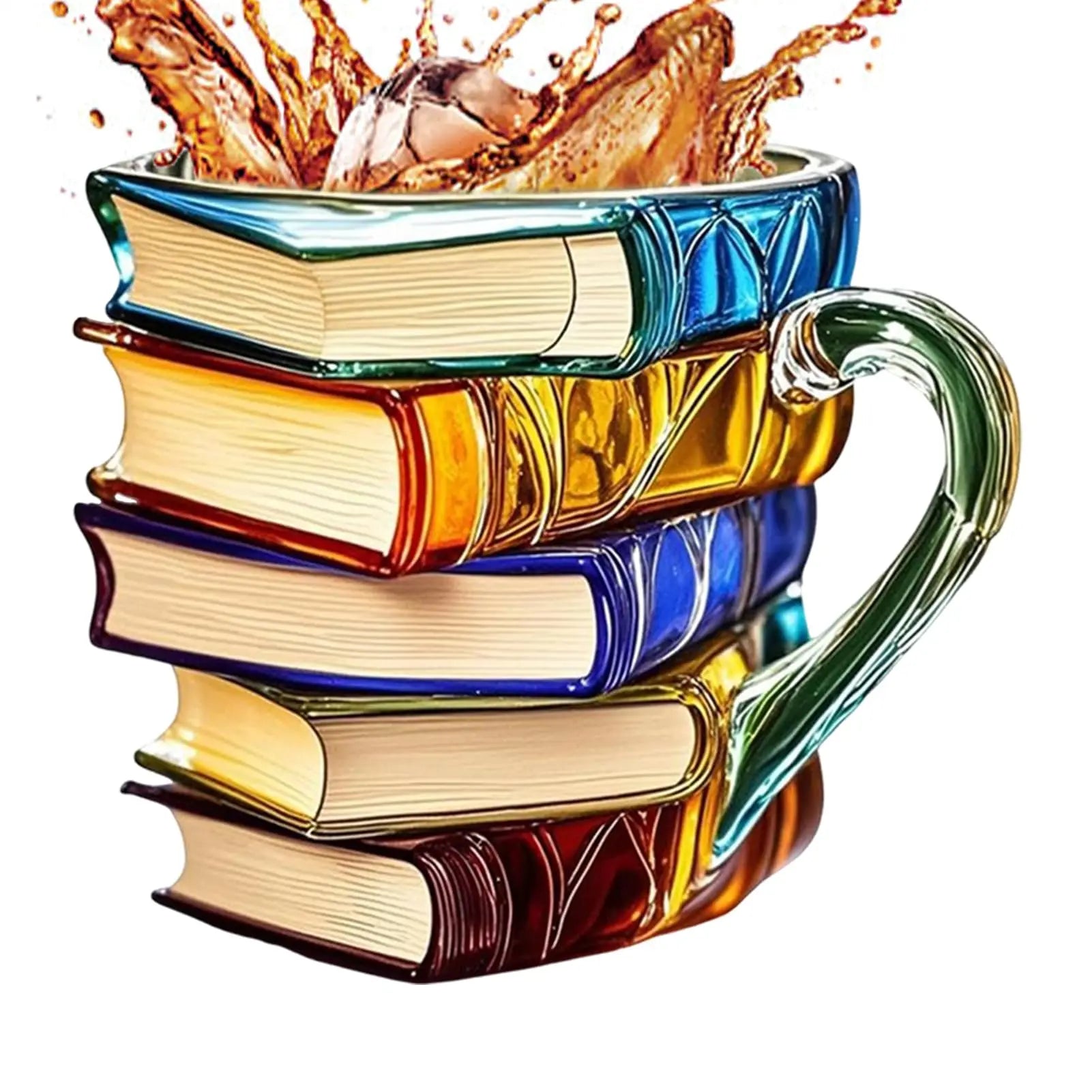 Stacked Books Shape Coffee Mug - Image 5