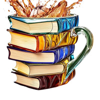 Stacked Books Shape Coffee Mug - Image 5