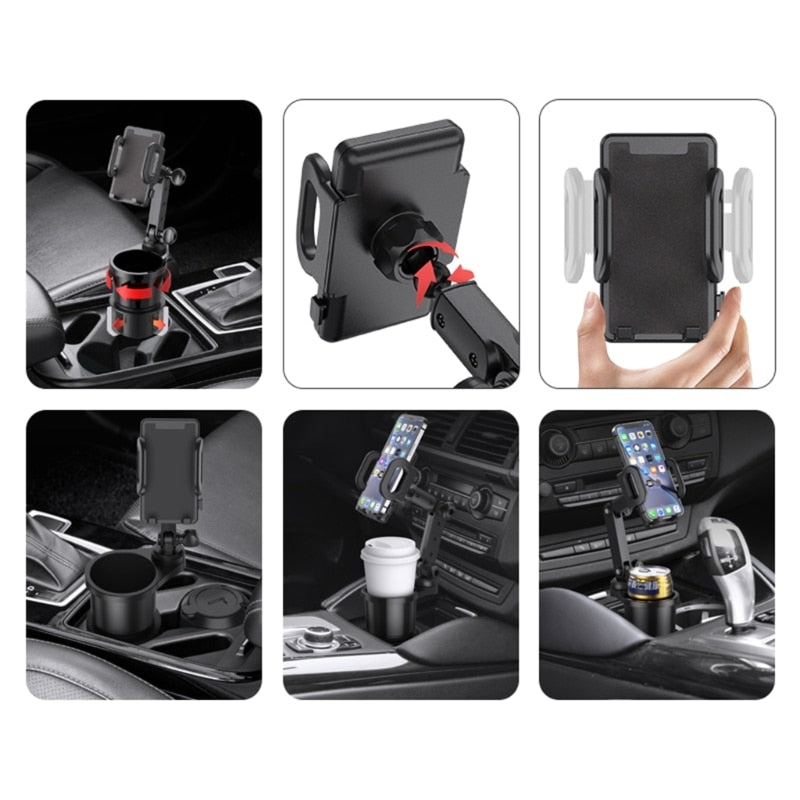 Drive Comfort Car Cup Holder Phone Stand