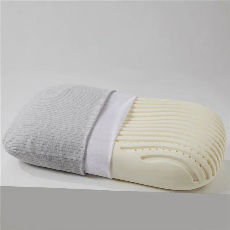 Therapeutic Cotton Cover Natural Latex Pillow - Image 8